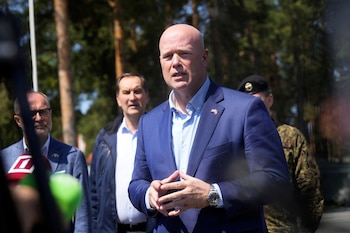 El embajador de Estados Unidos ante la OTAN, Matthew Whitaker (REUTERS/Ints Kalnins)