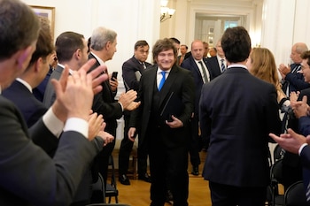 Javier Milei en Washington
