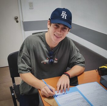 Franco Colapinto realizó la renovación