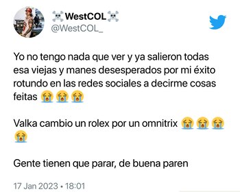 Así reaccionó Westcol al enterarse