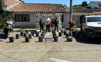 Autoridades incautaron 140 kilogramos de