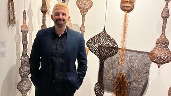 Marcelo Toledo exhibió su arte
