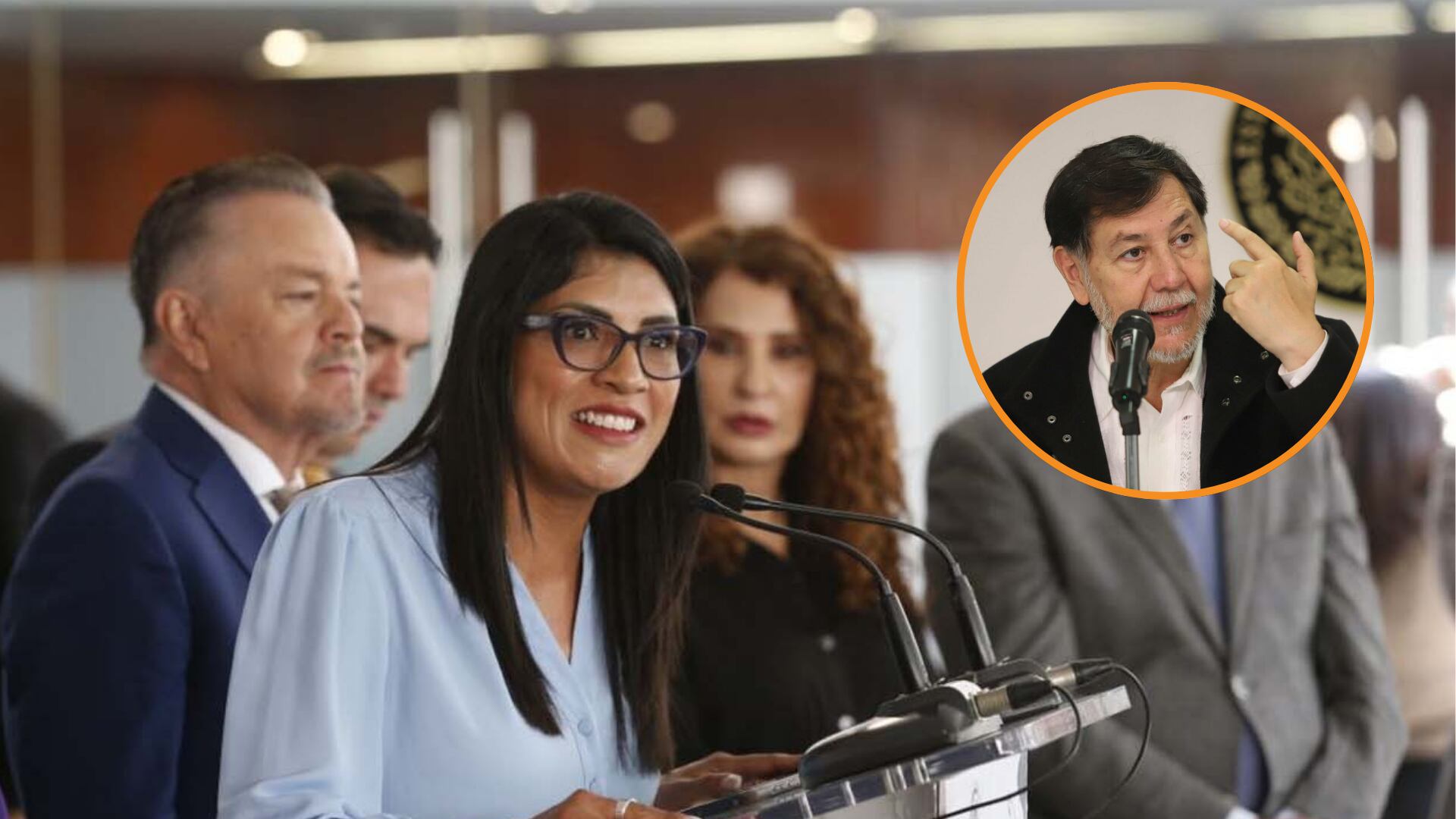 Verónica Rodríguez hizo un llamado a Sheinbaum luego de que el senador Noroña hablara sobre Grecia Quiroz. (Foto: PAN)