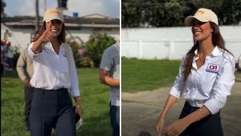 Con camiseta del Cambio Radical,