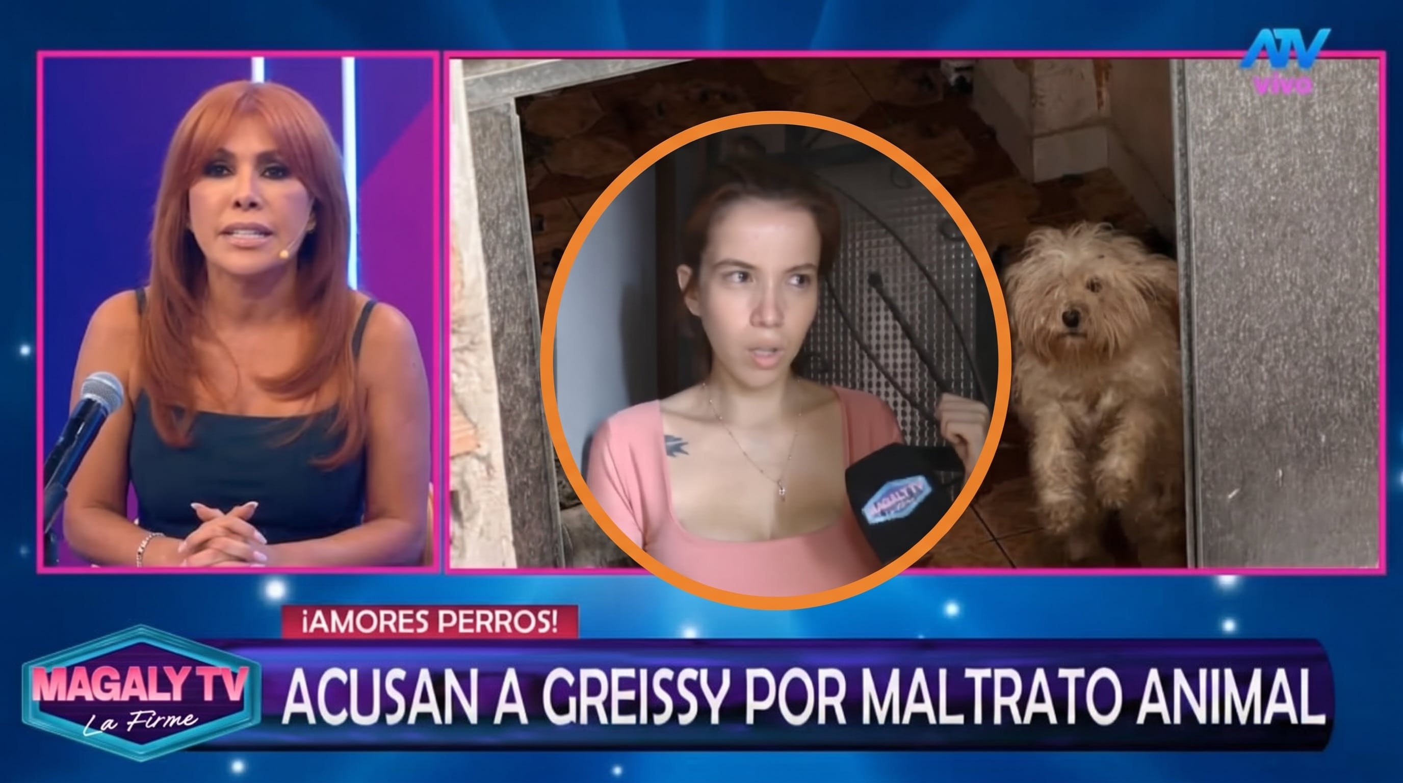 Magaly Medina arremete contra Greissy Ortega por denuncia de presunto maltrato animal y exige intervención policial: “No lo deja entrar”