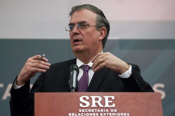Marcelo Ebrard, canciller mexicano
REUTERS/Edgard Garrido