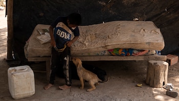 Pozo del Tigre, una escena cotidiana. (Adrián Escandar)