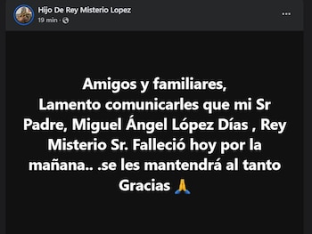 Comunicado del hijo de Rey