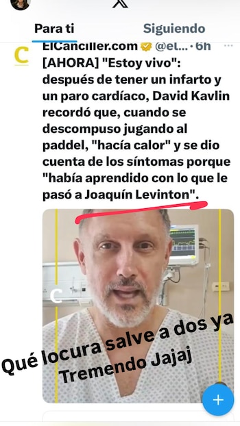 Joaquin Levinton mostró la alegría
