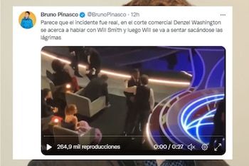 Bruno Pinasco reaccionó con actitud