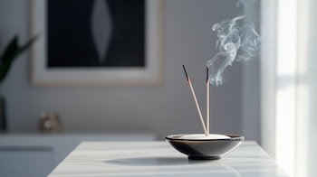 Encender incienso es un acto