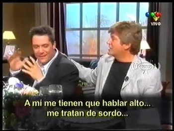 Ghione sostuvo en entrevistas posteriores que su reacción fue una respuesta al maltrato recibido por su condición auditiva durante la emisión