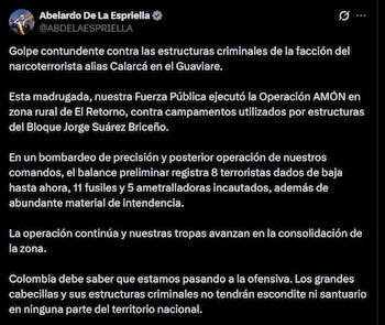 Abelardo de la Espriella - crédito @ABDELAESPRIELLA/X