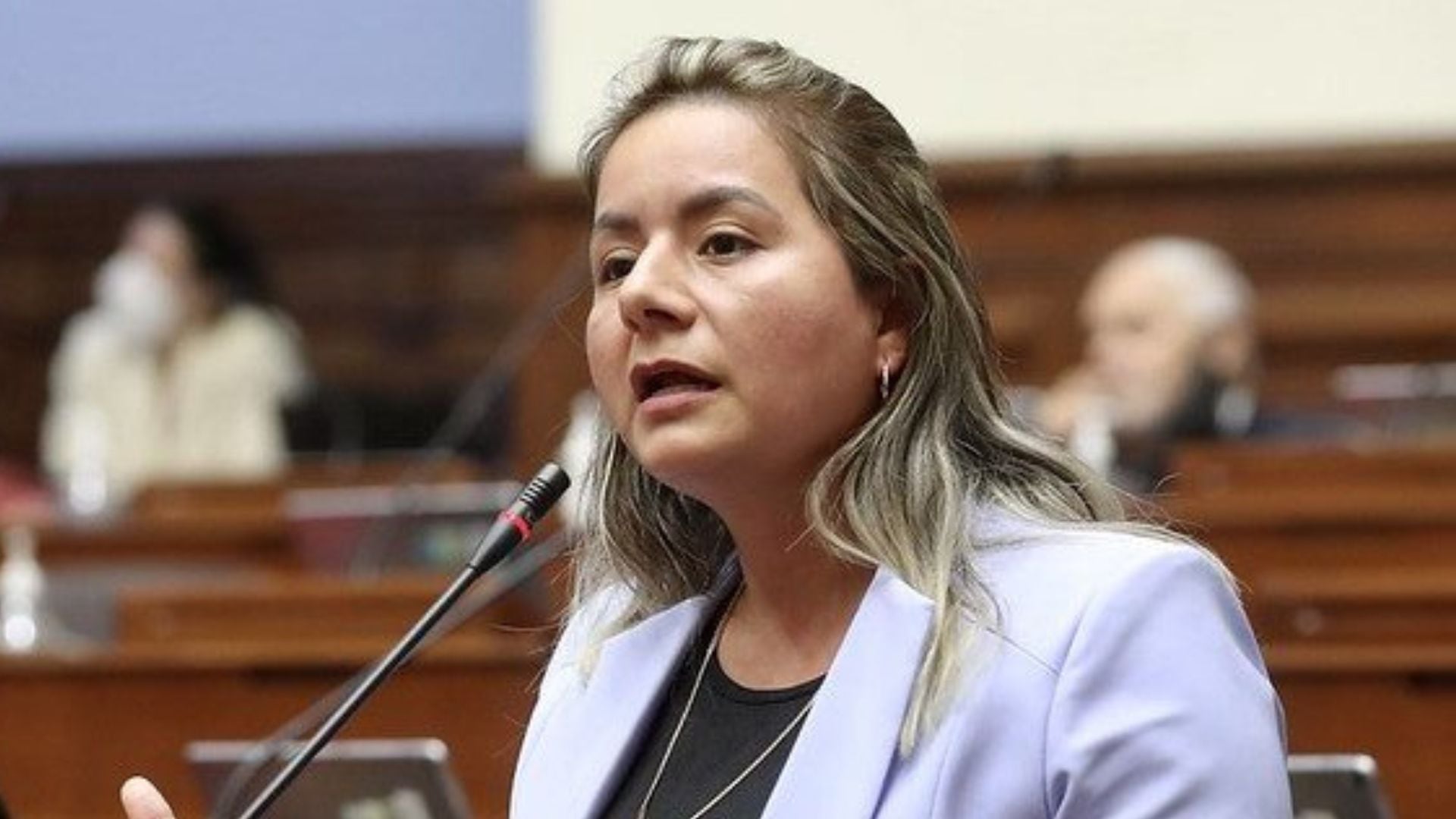 Parlamentaria fujimorista Tania Ramírez. Foto: Congreso