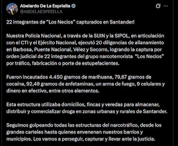Abelardo de la Espriella - crédito @ABDELAESPRIELLA/X