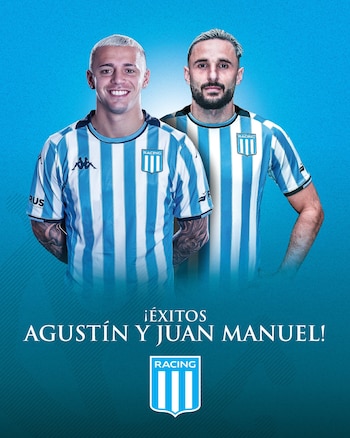 Racing club despidió a Juan