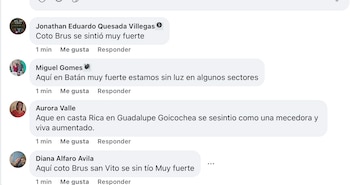Costarricenses comentaron en redes sociales el movimiento percibido este viernes