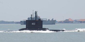 Foto de archivo. El Submarino KRI Nanggala-402 en Surabaya, en la provincia de Este de Java, Indonesia, Septiembre 25, 2014. M Risyal Hidayat/Antara Foto/via REUTERS