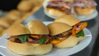 El pan con chicharrón fue