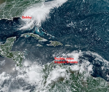 Ciclones tropicales actuales en el