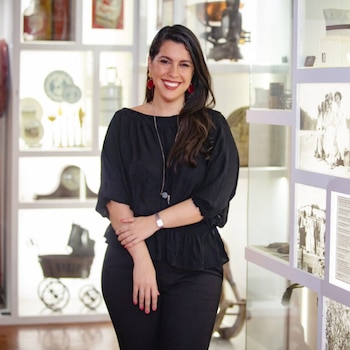 Ana Elizabeth González, directora general del Museo del Canal de Panamá, destacó el valor de FARO como una plataforma que conecta el arte contemporáneo con la memoria y la identidad del país. Tomada de la ACP
