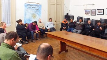 Los trabajadores de la empresa