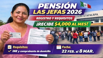 Pensión Las Jefas 2026: estos