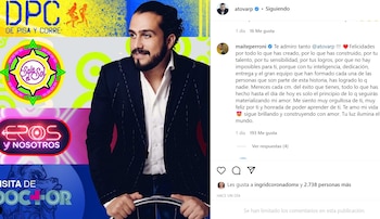 Este fue el romántico mensaje