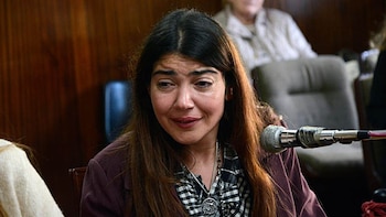 El desgarrador llanto de Vanesa Rial al revelar los horrores a los que fue sometida. (Télam)