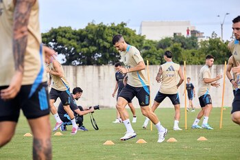 La Selección comenzó sus trabajos