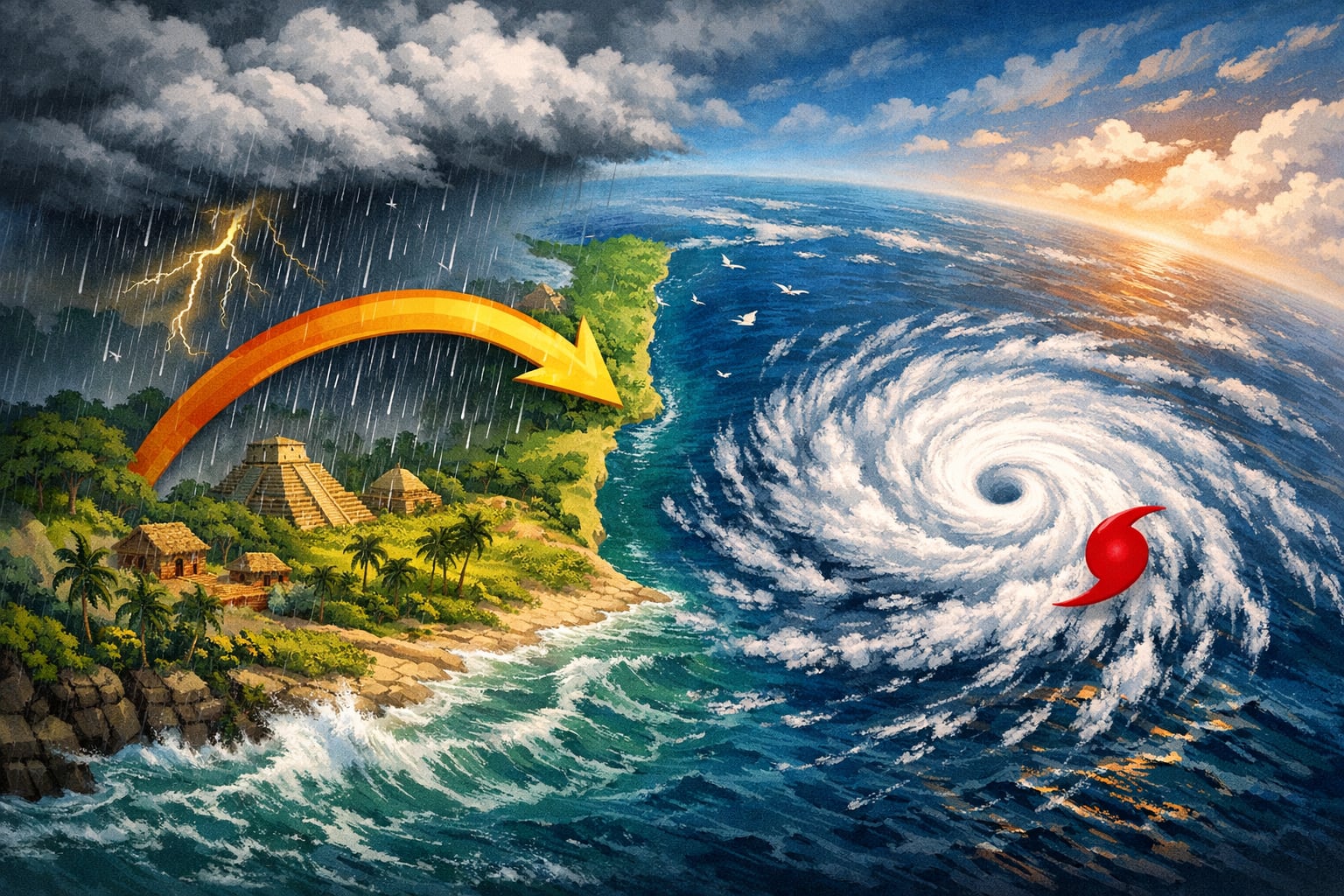Onda tropical 20 se desplazará sobre el sureste mexicano, tormenta tropical Bertha continúa su trayecto sin tocar costas nacionales