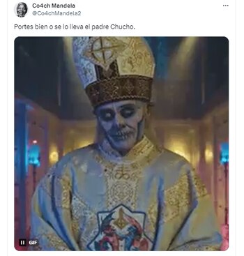 Los feligreses se deben portar