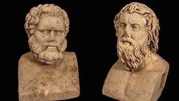 Dos estatuas romanas de 1.700 años con el nombre “Lícurgo” aparecen en Israel: por qué desconciertan a los expertos
