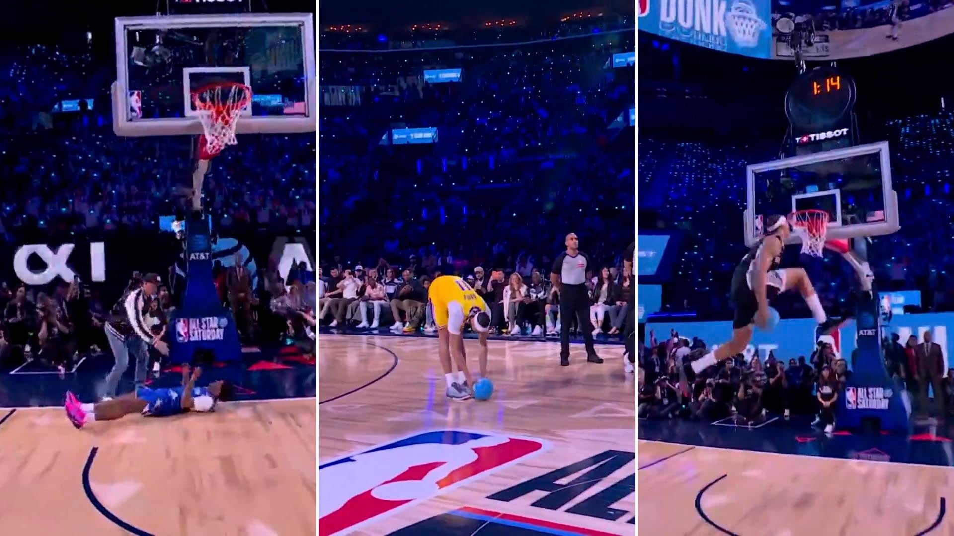 Del accidente que llamó la atención a la “peor de la historia”: las perlitas del concurso de volcadas en el All Star Game de la NBA