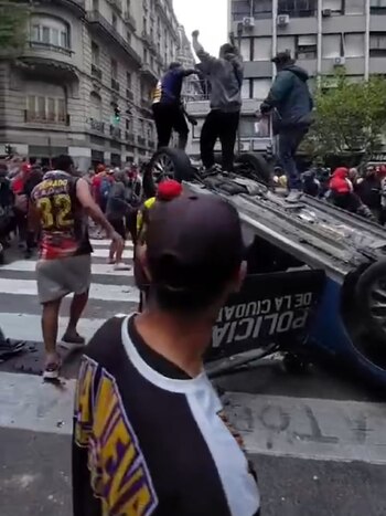 El sospechoso lucía una camiseta