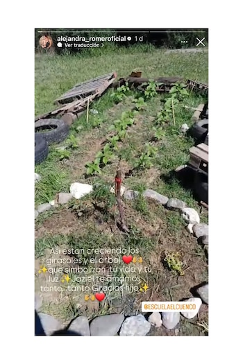 Alejandra Romero mostró el especial ritual que tiene en honor a su hijo (Instagram)