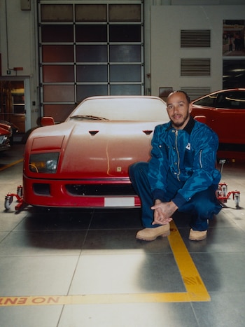 Lewis Hamilton restauró una Ferrari abandonada