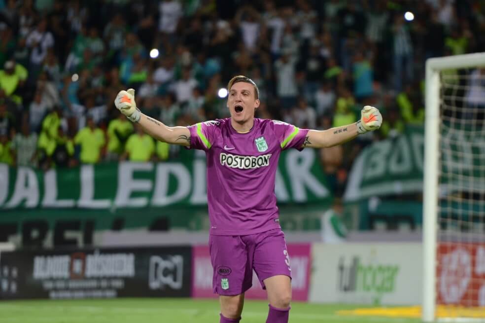 Franco Armani regresará a Atlético Nacional, después de ocho años. Había vestido la camiseta del equipo colombiano entre 2010 y 2018 - crédito Atlético Nacional