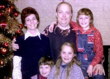 Fotografía de la familia Broberg en 'Abducted in Plain Sight'