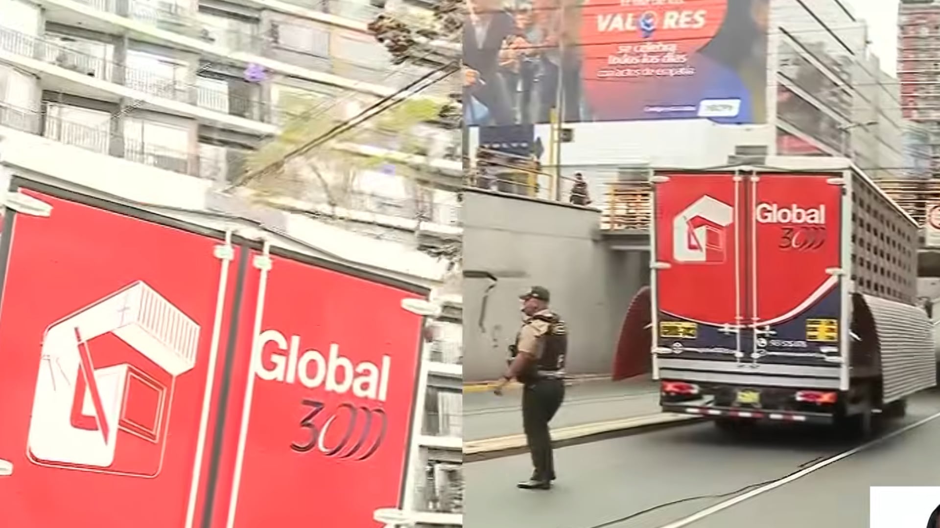 “El GPS me mandó por abajo”: camión de carga pesada choca contra puente en San Isidro y genera congestión vehicular en Lima