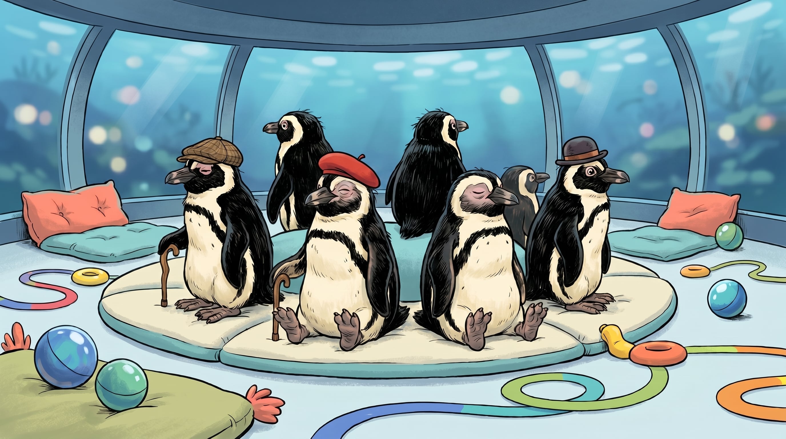 El New England Aquarium de Boston inauguró una isla geriátrica para pingüinos africanos ancianos con cuidados y rutinas personalizadas (Imagen Ilustrativa Infobae)