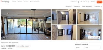 El departamento que Adorni tiene a la venta en Parque Chacabuco