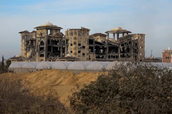 Se ven los restos de