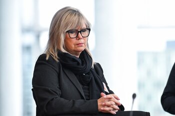 Simone Borris, alcaldesa de Magdeburgo: “En la capital del estado federado no hay motivos para festejar”. (REUTERS/Annegret Hilse)