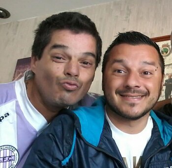 Juan Domingo junto a Maximiliano: