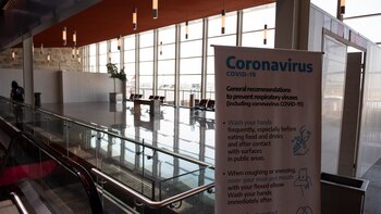 En el aeropuerto de Ezeiza