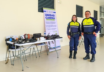 El intercambio de conocimientos busca elevar el nivel profesional de los cuerpos policiales en Costa Rica. Cortesía: Ministerio de Seguridad Pública