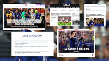 “Actuación indigna”, “naufragio total” y el trío “irreconocible”: las fuertes portadas en Francia tras la derrota ante España