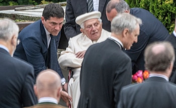 El papa emérito Benedicto XVI
