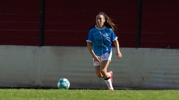 Agustina Barroso inició su segundo ciclo en el club (Camila Ramenzoni - Prensa UAI Urquiza)